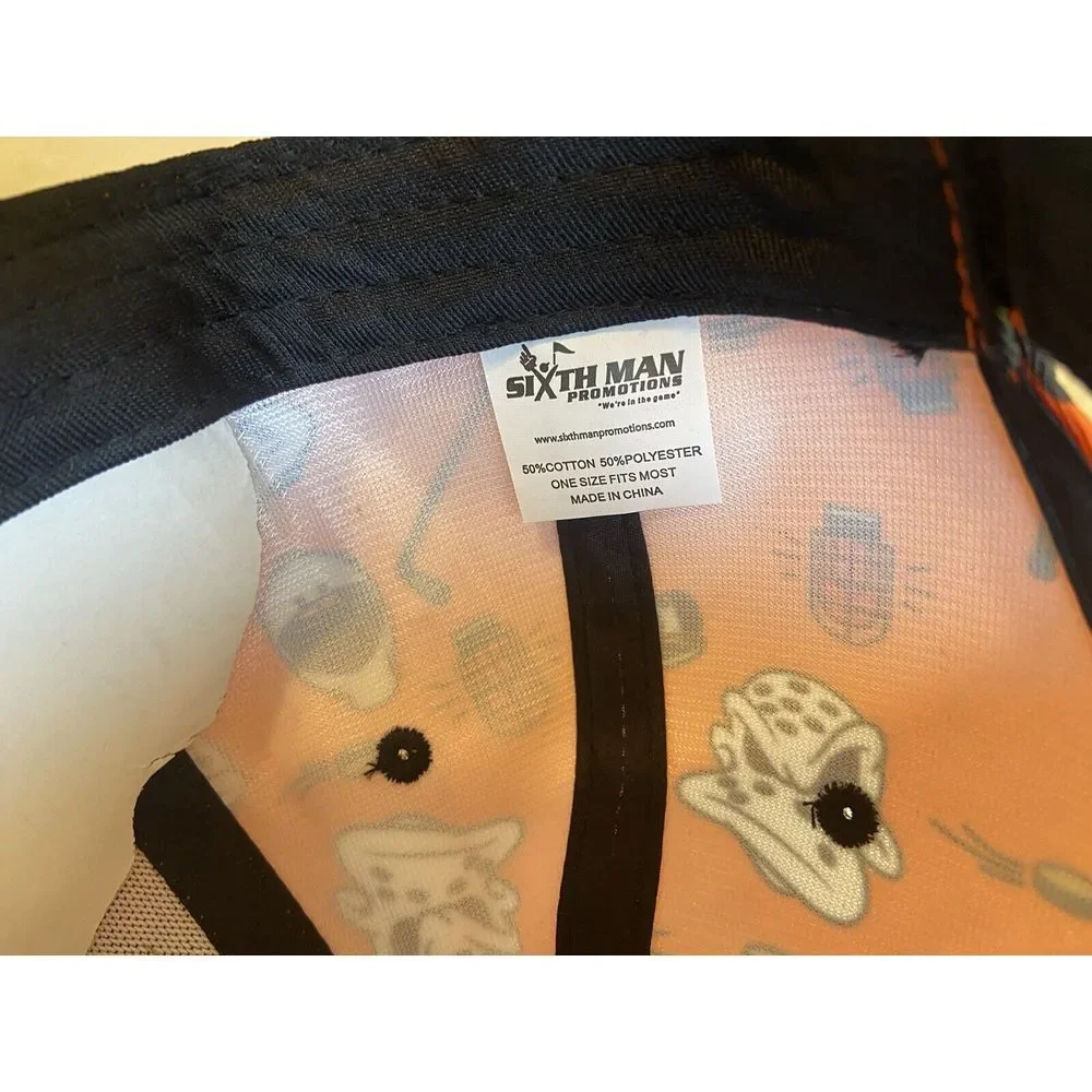 Unisex Anaheim Ducks NHL Giveaway Bright Hat With Fun Desigs-New Without‎ Tags